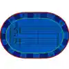 KID$ Value Plus Classroom Rug, A-Sharp Music, Oval 8' x 12'