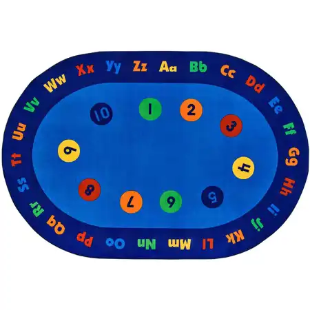 KID$ Value Plus Classroom Rug, Circletime Early Learning