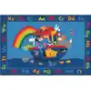 KID$ Value Plus Classroom Rug, Noah Alphabet Animals, Rectangle 6' x 9'