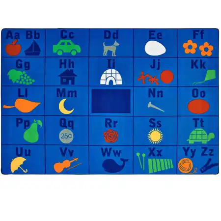 KID$ Value Plus Classroom Rugs™, Alphabet Seating