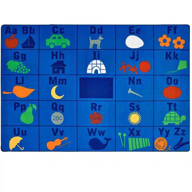KID$ Value Plus Classroom Rugs™, Alphabet Seating