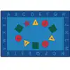 KID$ Value Plus Classroom Rugs™, Early Learning , Rectangle 8' x 12'