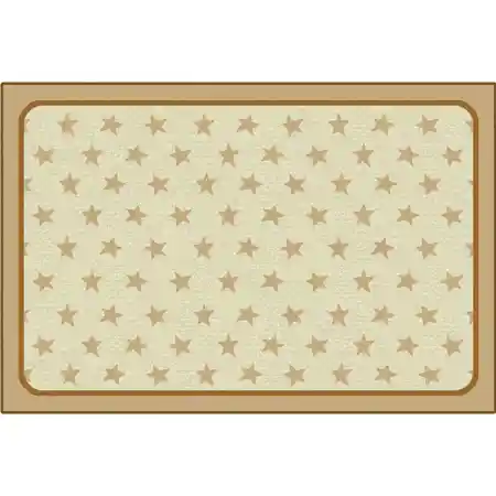 KID$ Value Plus Classroom Rugs™, Super Stars Rectangle 6' x 9'