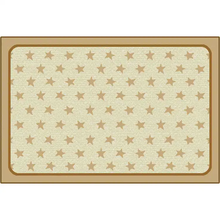 KID$ Value Plus Classroom Rugs™, Super Stars Rectangle 6' x 9'
