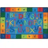 KIDSoft™ Alphabet Around Literacy Rug, Rectangle 6' x 9'