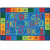 KIDSoft™ Alphabet Around Literacy Rug, Rectangle 8' x 12'