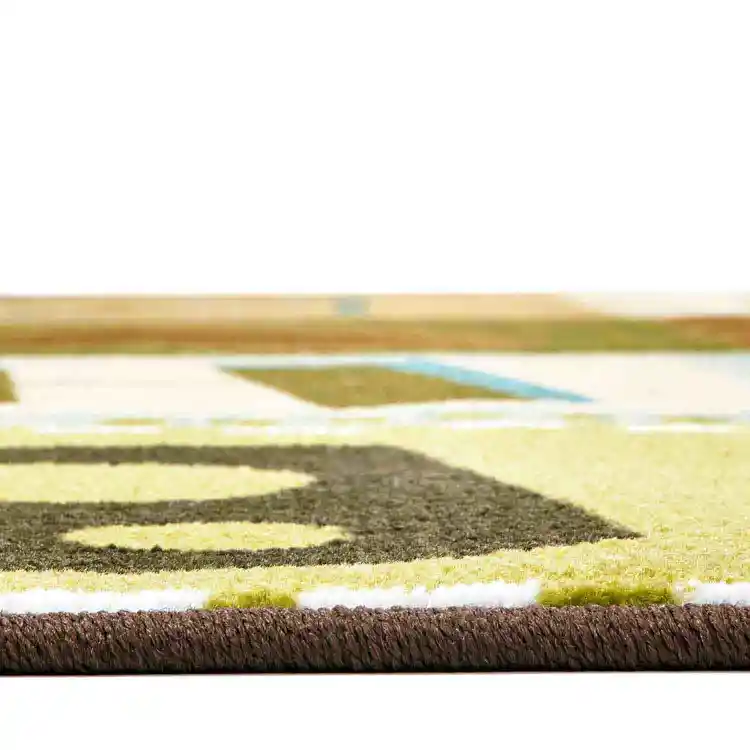 KIDSoft™ Alphabet Blocks Classroom Rug, Nature's Colors