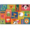 KIDSoft™ Animal Sounds Classroom Rug, Rectangle 4' x 6'