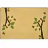KIDSoft™ Branching Out Rug, Tan, Rectangle 4' x 6'