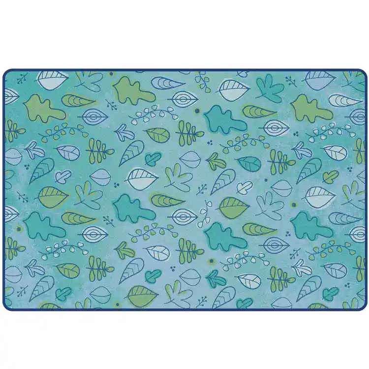 KIDSoft™ Falling Leaves Rug, Rectangle 4' x 6'