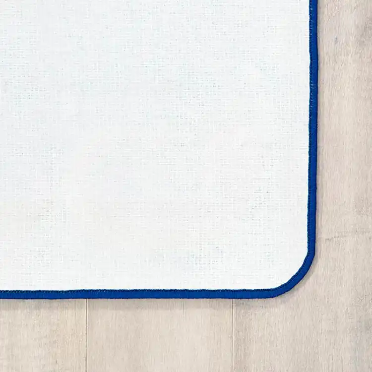 KIDSoft™ Pattern Blocks Rug, Blue