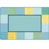 KIDSoft™ Pattern Blocks Rug, Soft Colors
