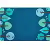 KIDSoft™ Tranquil Trees Rug, Blue, Rectangle 4' x 6'
