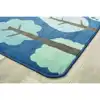 KIDSoft™ Tranquil Trees Rug, Blue, Rectangle 7'6" x 12'