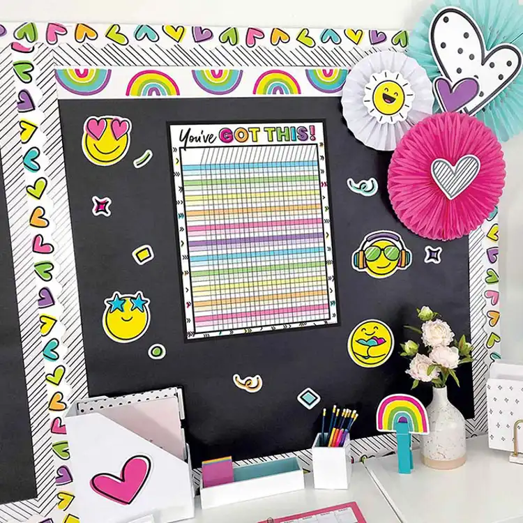 Kind Vibes Smiley Faces Cut-Outs