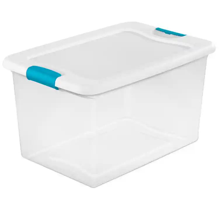 Latch Storage Boxes, 64 Quart