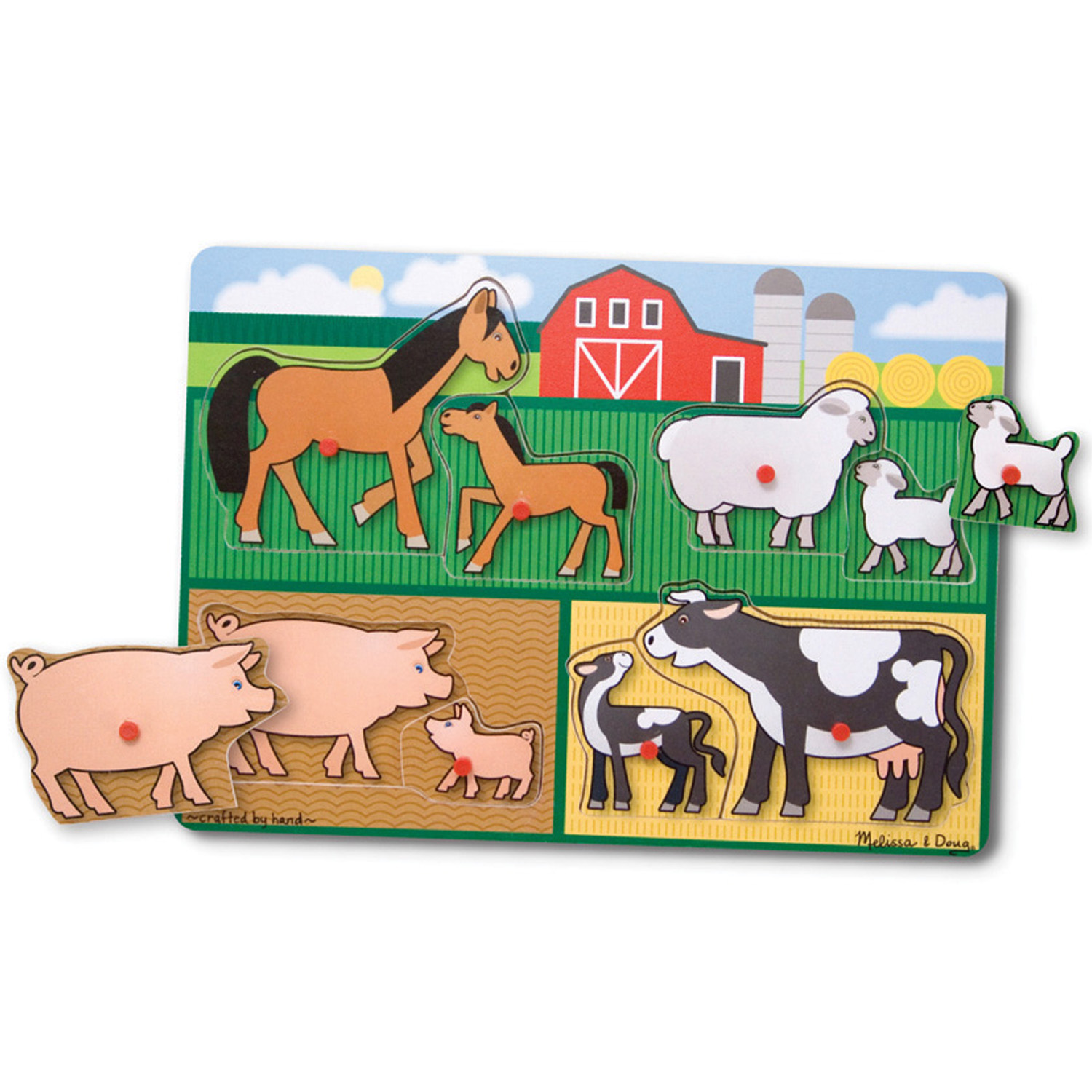 Farm Peg Puzzle Becker's School Supplies