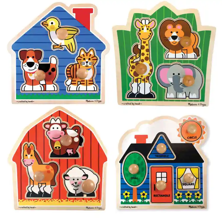 Melissa & Doug® Jumbo Knob Puzzle Set