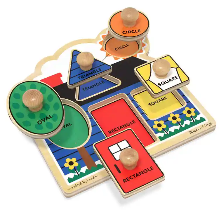 Melissa & Doug® Jumbo Knob Puzzle Set