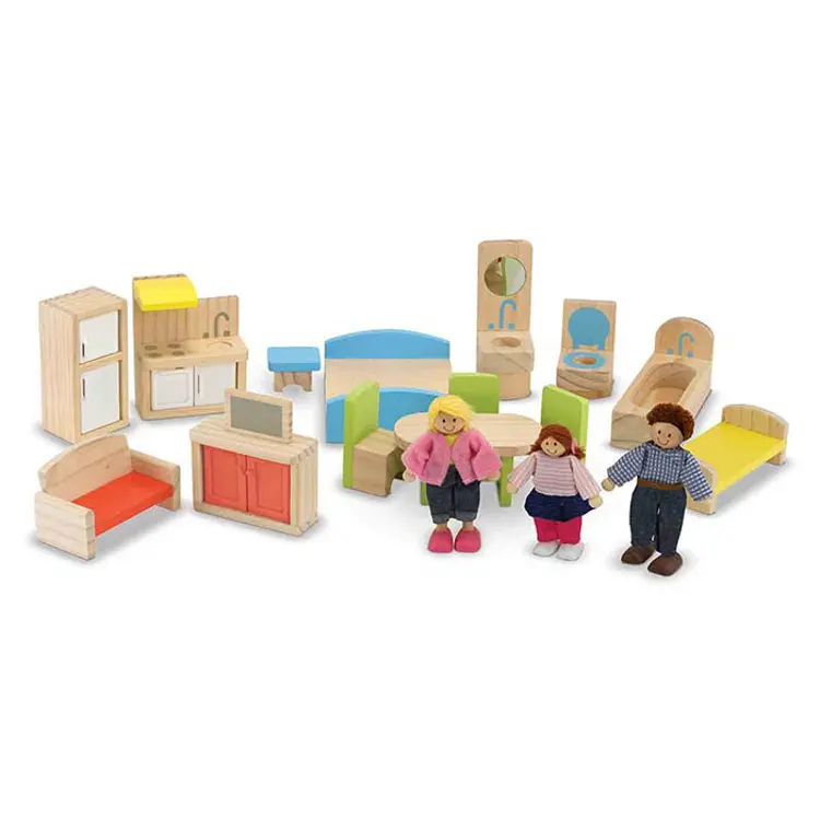 Hi-Rise Dollhouse & Furniture Set