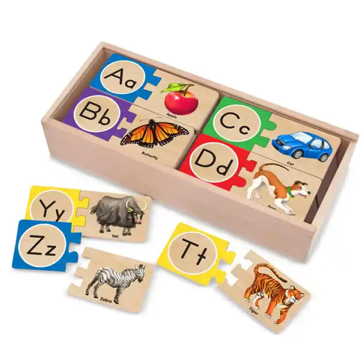 Melissa & Doug® Self-Correcting Letter Puzzles