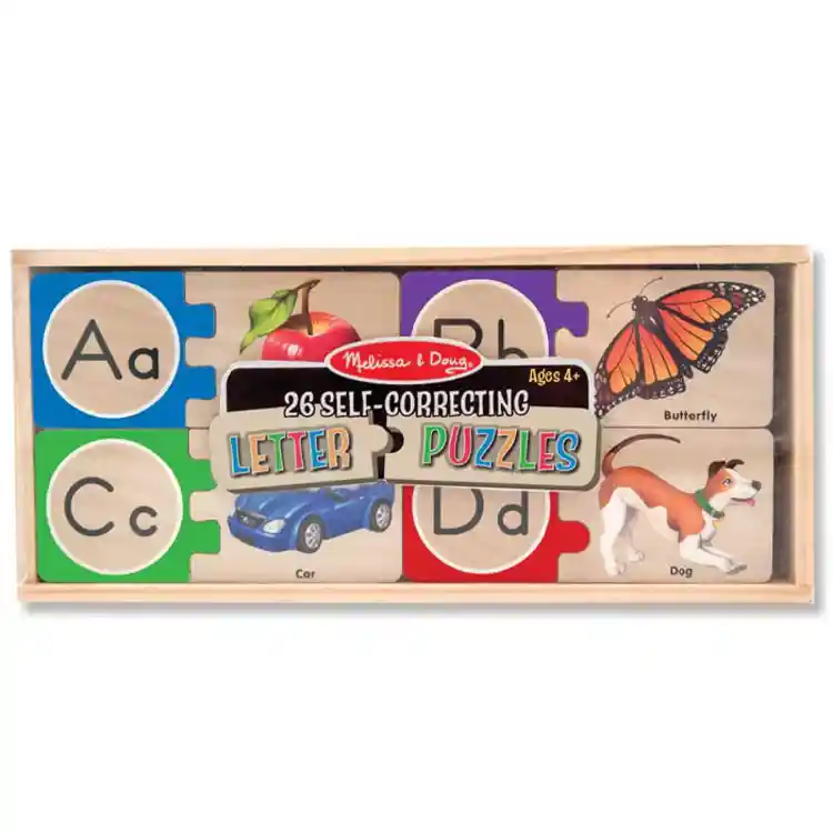 Melissa & Doug® Self-Correcting Letter Puzzles