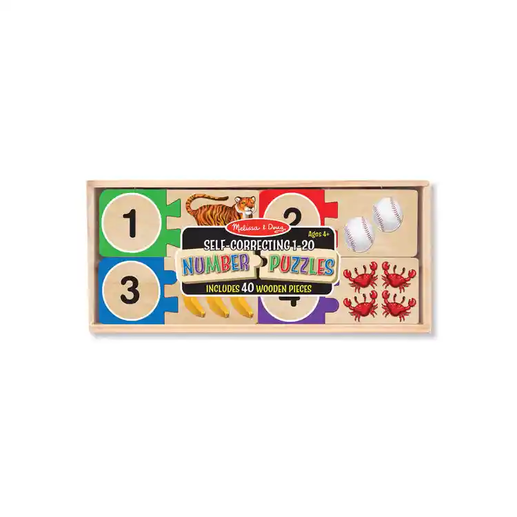 Melissa & Doug® Self-Correcting Number Puzzles