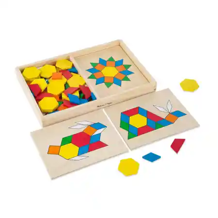 Melissa & Doug® Pattern Blocks & Boards