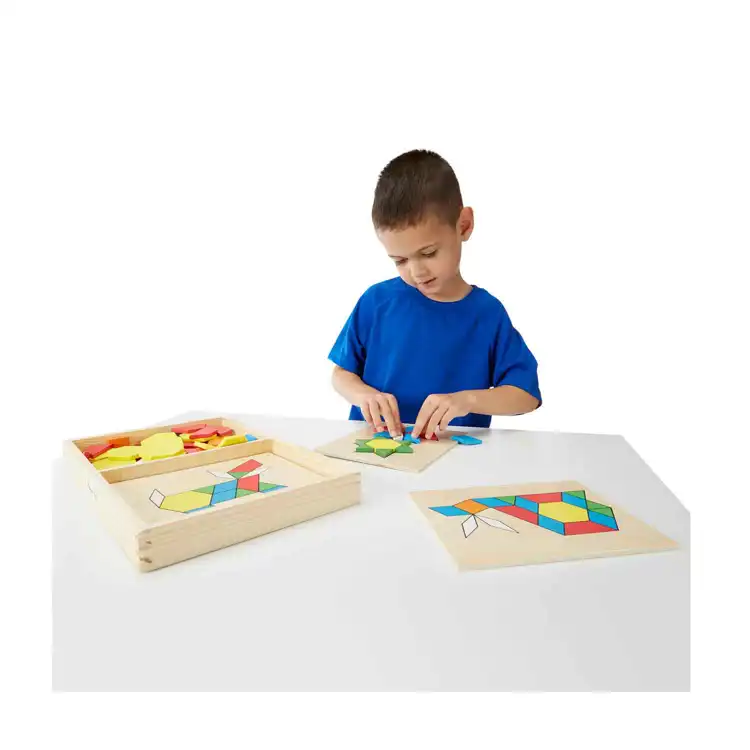 Melissa & Doug® Pattern Blocks & Boards
