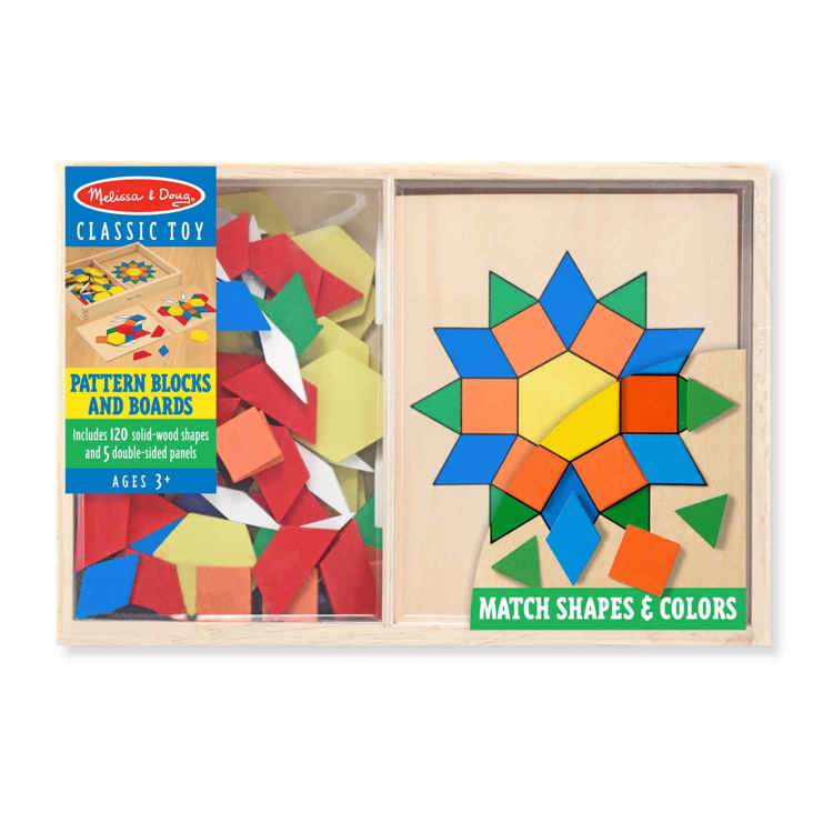 Melissa & Doug® Pattern Blocks & Boards
