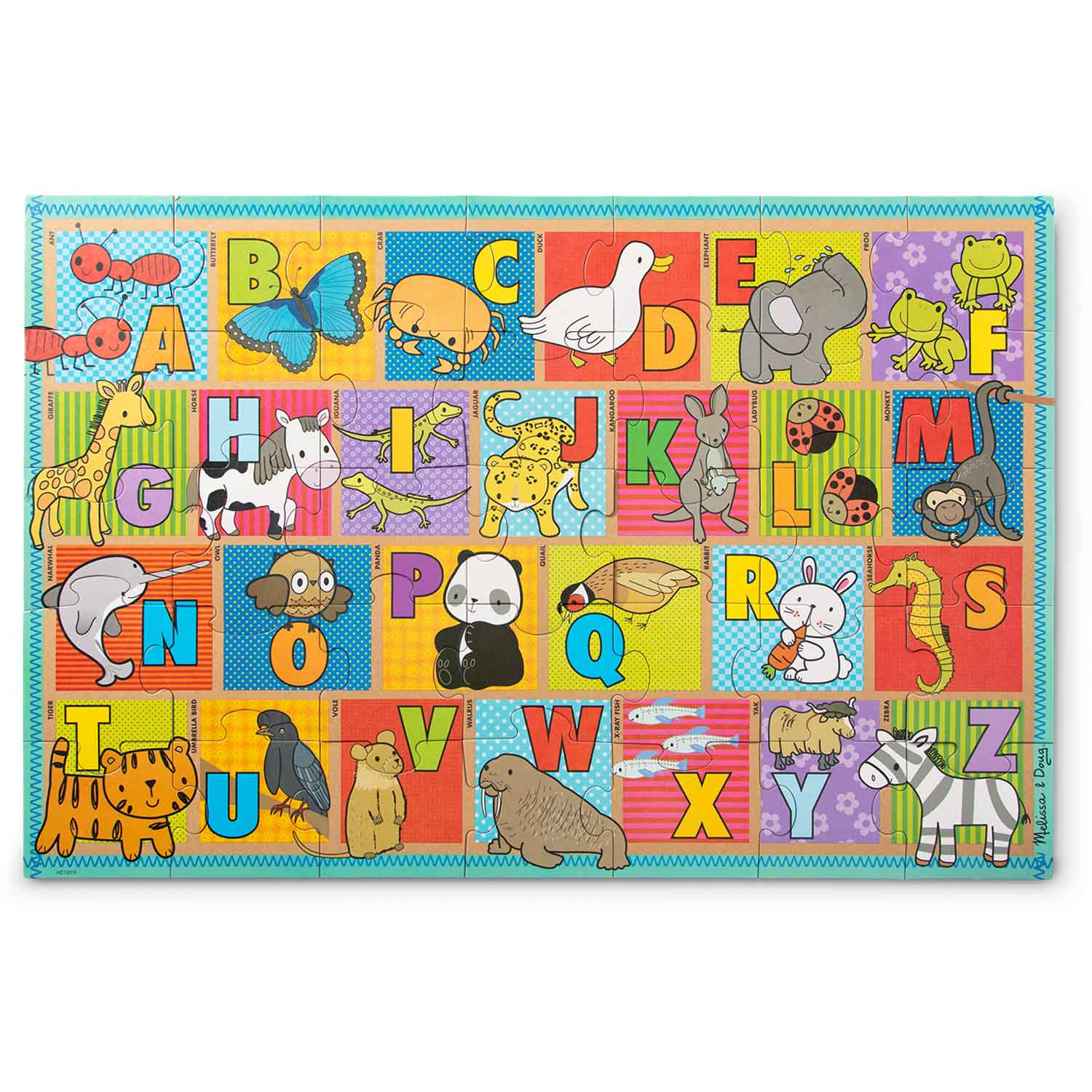 melissa and doug abc floor puzzle