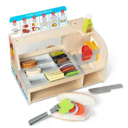 Melissa & Doug Slice & Stack Sandwich Shop