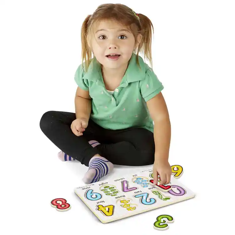 Melissa & Doug® Lift & Learn Peg Puzzles