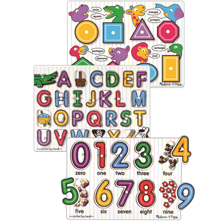 Melissa & Doug® Lift and Learn Puzzle Set