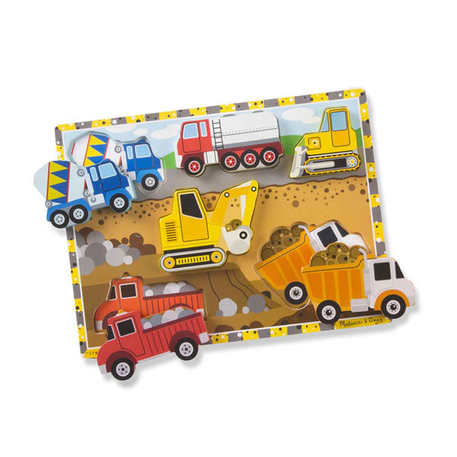 Melissa & Doug® Construction Chunky Puzzle