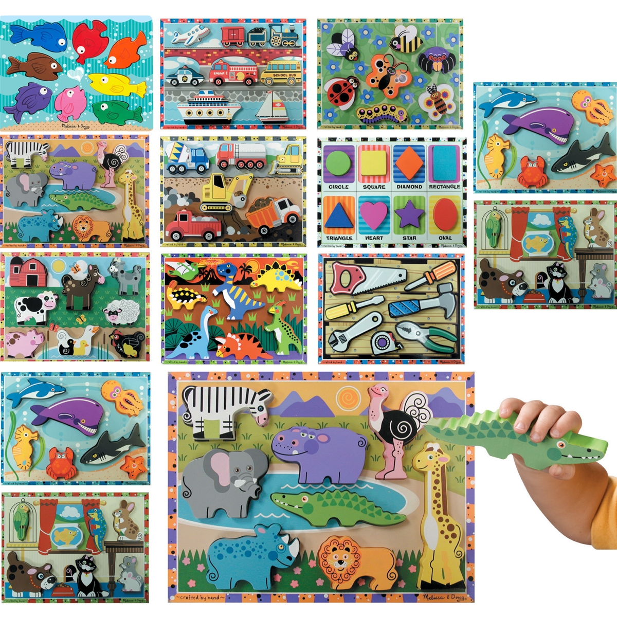 melissa and doug puzzle set