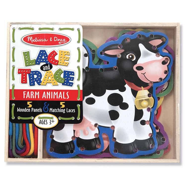 Melissa & Doug® Lace & Trace Sets - Farm Animals