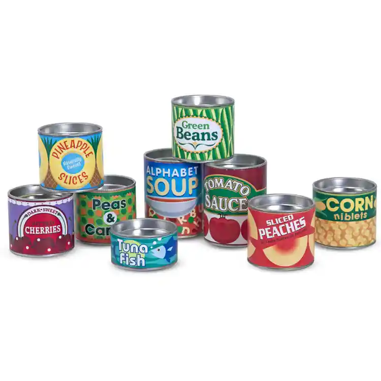 Melissa & Doug® Grocery Canned Foods