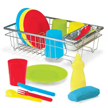 Melissa & Doug® Wash & Dry Dish Set