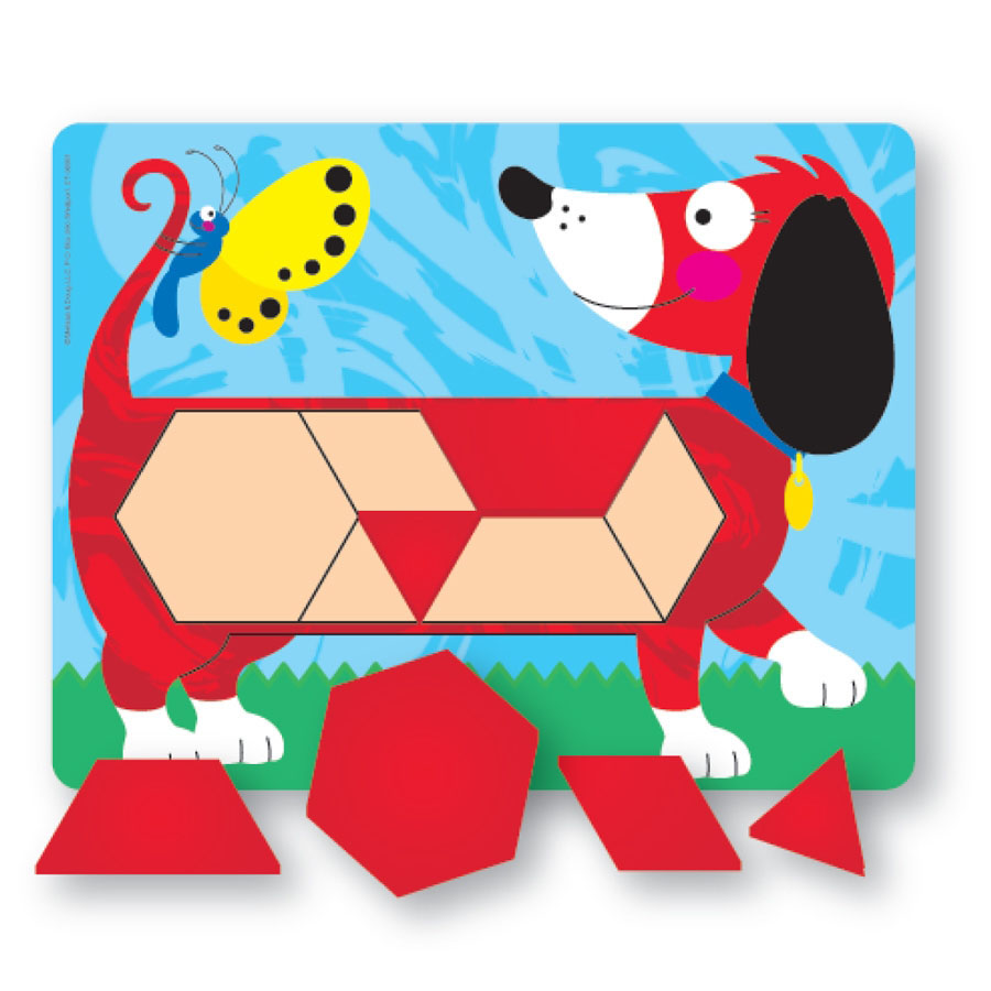 Melissa & Doug® Animal Patterns Blocks Set Becker's School Supplies