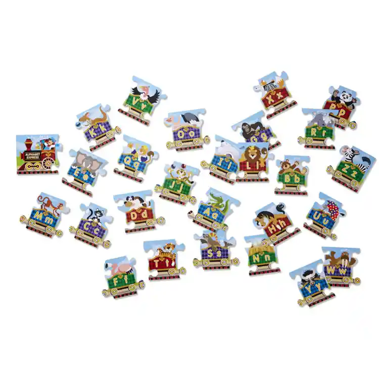 Melissa & Doug Alphabet Express Floor Puzzle