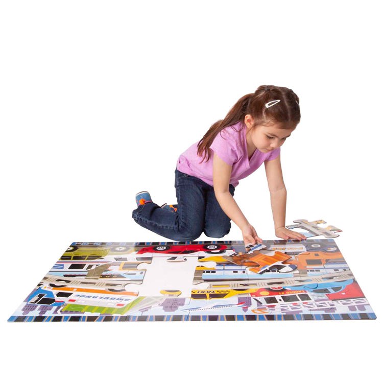Melissa & Doug®  Traffic Jam Floor Puzzle