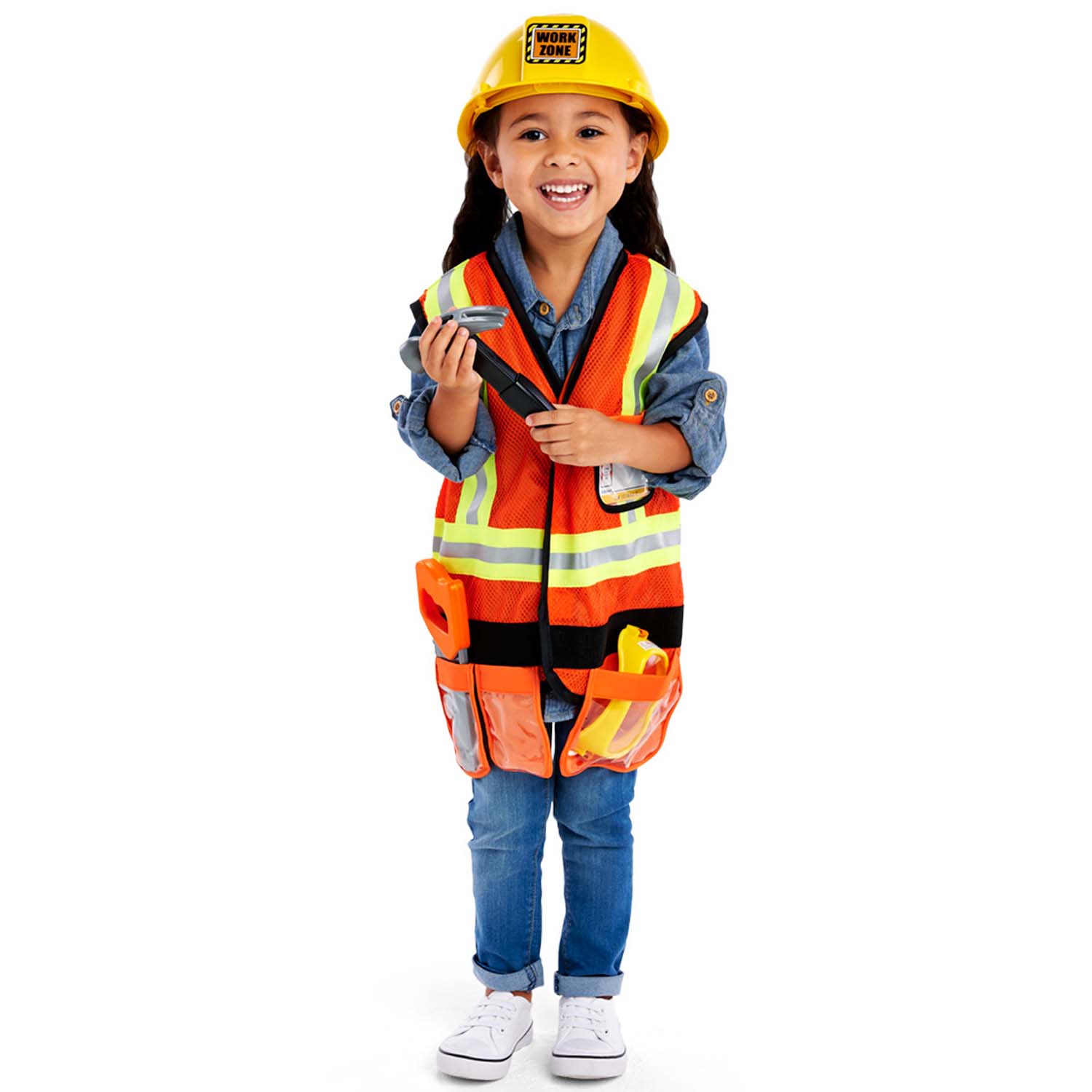 Children's Melissa & Doug Construction Worker Role Play Costume Set, Kids Unisex, Size: One Size (Fits ages 3-6) Children's Melissa & Doug Construction Worker Role Play Costume Set, Kids Unisex, Size: One Size (Fits ages 3-6)