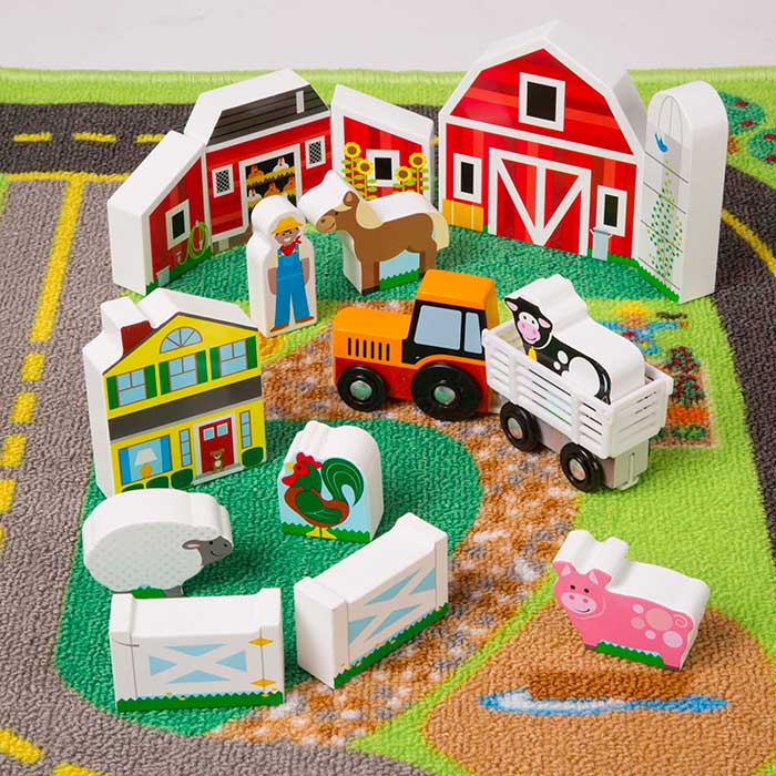 Melissa & Doug Deluxe Road Rug Play Set | Becker's