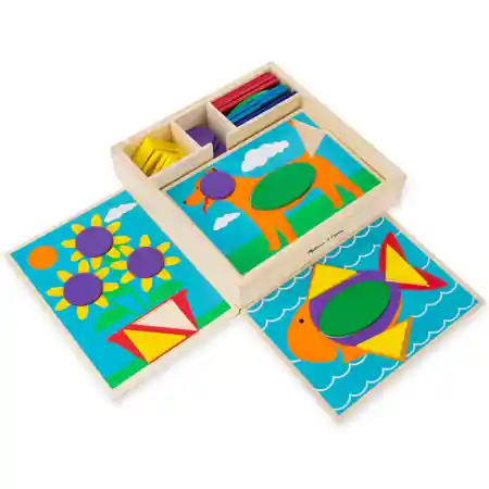 Melissa & Doug® Beginner Pattern Blocks