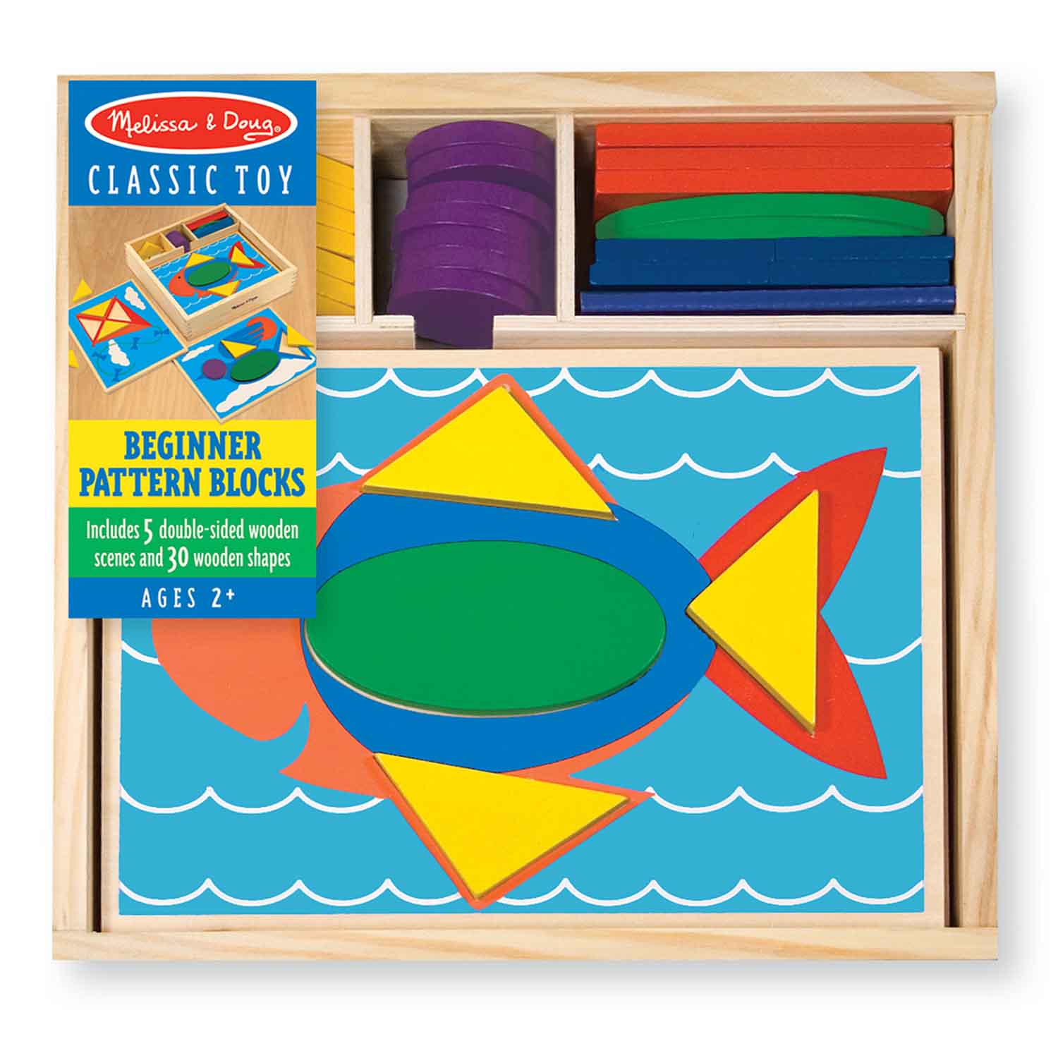Melissa & Doug® Beginner Pattern Blocks Becker's