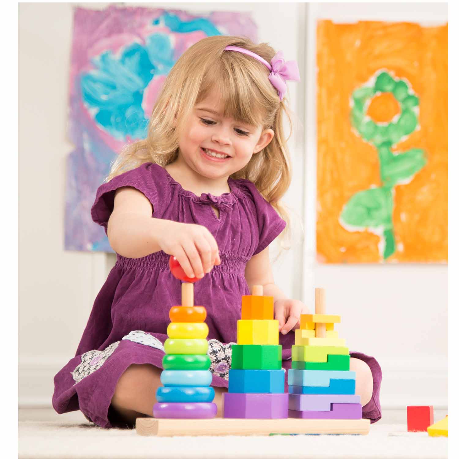 Melissa & Doug® Geometric Stacker | Becker's School Supplies