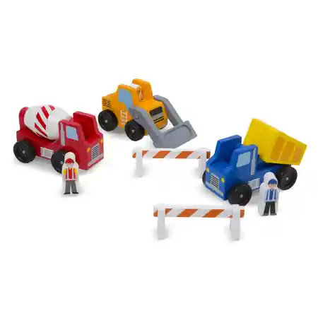 Melissa & Doug Construction Vehicle Set