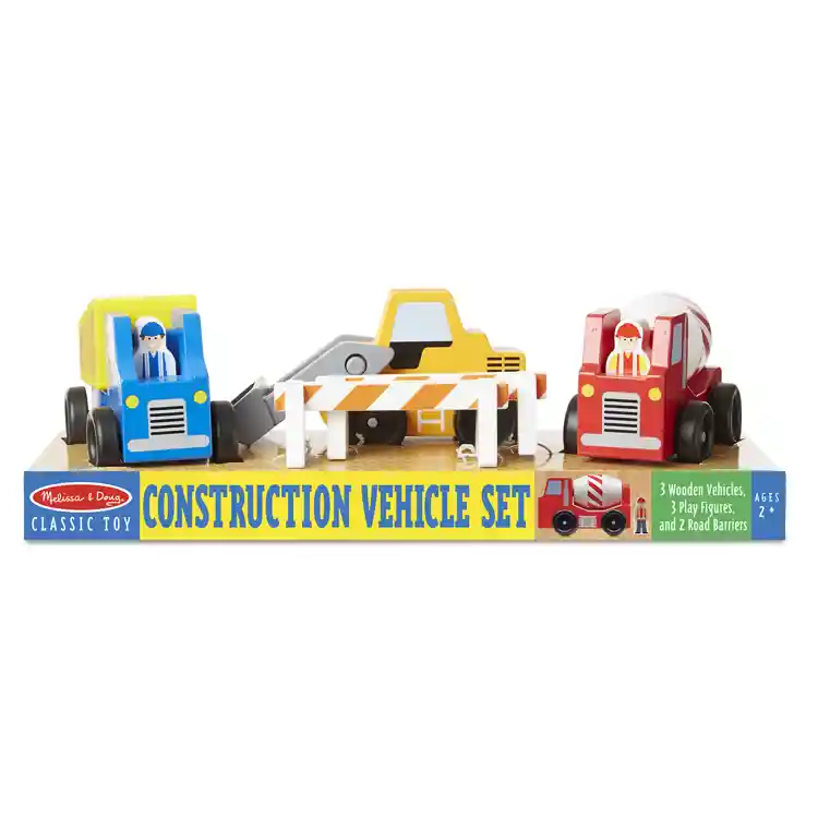 Melissa & Doug Construction Vehicle Set