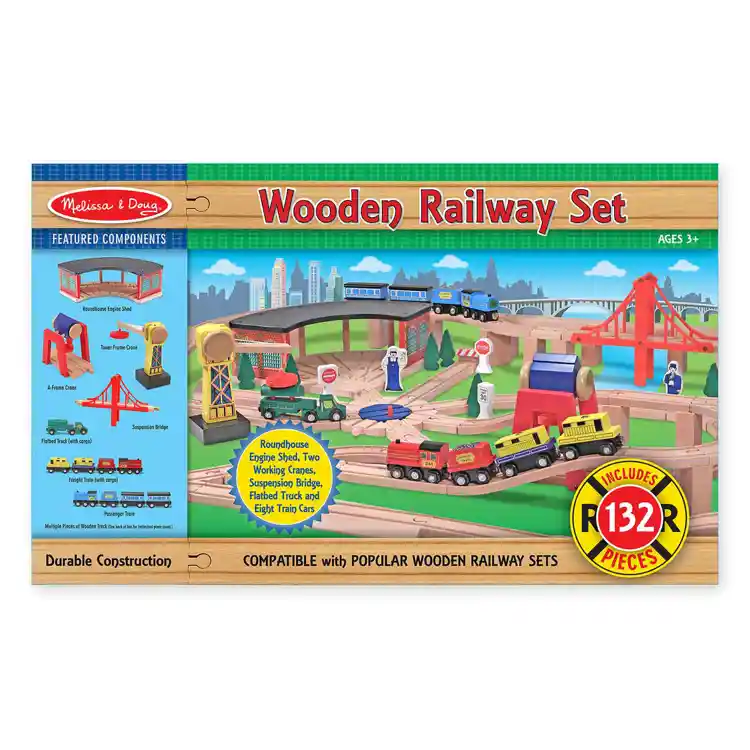 Melissa & Doug® Busy Town Train Set